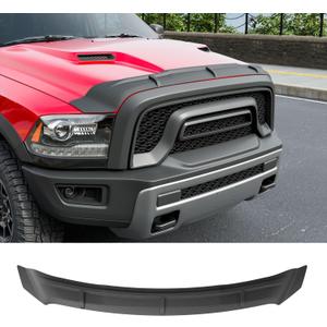 powoq Hood Protector Compatible with 2009-2018 Dodge RAM 1500 Deflector Upgraded TPE Shield Hood Deflector Replacement for 2009-2018 Dodge RAM 1500 Accessories