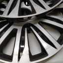 WOLFSTORM 4-Pack 17 Inches Wheel Rim Cover Hubcaps,Redesign Fashion Style Replacement Hubcaps,Car Truck SUV Hub Accessories,Silver&Black