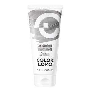 COLORLOMO Semi Permanent Hair Color - 6 oz Color Depositing Conditioner with Shea Butter & Almond Oil- Color Conditioner Depositing Hair Mask - Vegan, Paraben, Ammonia & Sulfate Free-Silver