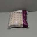 Jinchan Linen Pinch Pleated Kitchen Curtains 36 Inch 2 Panels, Natural Linen Tier Curtains Back Tab Beige Farmhouse Cafe, Light Filtering Small Window Drapes for Bathroom Laundry Room Beige