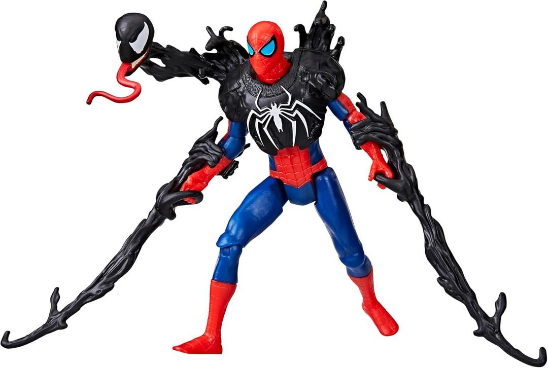 Marvel Spider-Man VenomVersus Epic World of Action Deluxe Figure with Accessories, 4-Inch Super Hero Toys for Kids Ages 4+