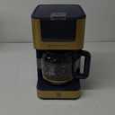 West Bend Drip Coffee Maker Brews Hot or Iced, Programmable with Brew Strength Selector Auto Shut-Off and 6 Functions Permanent Mesh Filter and Glass Carafe, 12-Cup