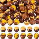 AceOrbit 100 Pcs Spring Theme Mini Resin Honey Jars Figurine Bulk Honey Jar Miniatures for Bee Festival Favors Resin Crafts for Home Garden Landscape Models Scenes DIY Cake Toppers Wedding Party Gifts