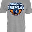 Blue 84 NBA Unisex-Adult NBA Officially Licensed Tri-Blend T-Shirt Heather Gray (Gray)
