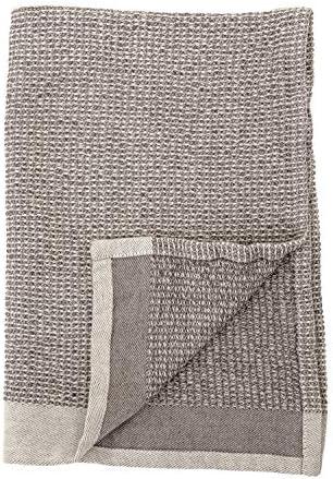 Bloomingville Cotton Waffle Weave Tea Towels (Set of 2), Grey, 2 Count