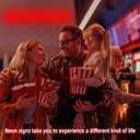 Concessions Neon Sign Baseball Neon Lights for Birthday Party USB Powered Concession Stand LED Sign for Cinema Snack Stand Supermarket baseball Party Decorations for Wall