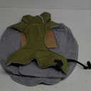 Lelepet Warm Dog Coat Reflective Fleece Vest Waterproof Dog Jacket with Adjustable Buckle Hook & Loop Windproof Cold Weather Coats for Small Medium Large Dogs, Army Green, XL