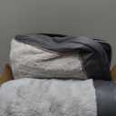 Sunheir Orthopedic Dog Bed for Large Dogs - Big Waterproof Dog Crate Bed with Removable Washable Cover, Egg Crate Foam Support, Anti-Slip Bottom, Deluxe Plush Pet Bed Mat (Grey)