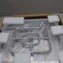 Onlyfire Square Stainless Steel Drop-in Fire Pit Burner Ring and Pan Assembly, 30-Inch