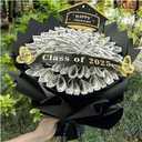 Graduation Gifts 2025 - DIY Money Bouquet for Her Him - Bouquets Filled with Folded Bills Gifts for Middle High School College - Class of 2025 Money Gift Ideas for Women Daughter Son