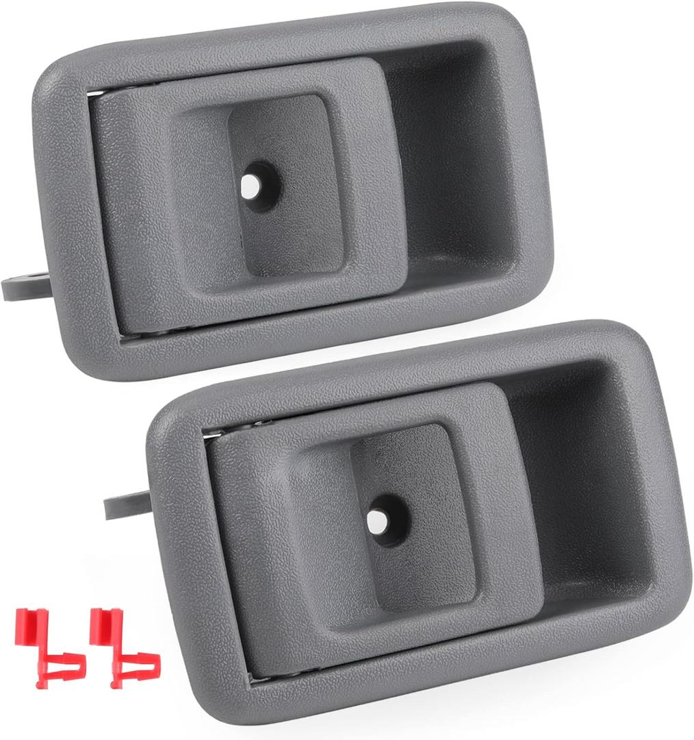 Pair of Inside Interior Door Handles for Toyota Tacoma 2001 2002 2003 2004, 4Runner 1996-2002, Camry 1987-1991,Gray