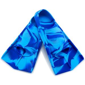 Kids Swim Fins,Short Youth Fins Swimming Flippers,Swim Training Fins for Lap Swimming,for Children Girls Boys Beginners, Size: S [US Kids 2-3.5]