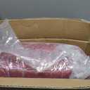 OAISZ Reading Pillow for Sitting in Bed Adult, Reading Pillow with Shredded Memory Foam, Bed Pillow with Washable Cover, Back Pillow Sitting Up with Extend Arms, Red, X-Large