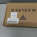 M MAELREG Boys Polo Shirt Short Sleeve Performance Moisture Wicking Dry fit Casual Striped Golf Shirts for Boys (8 Years, Light Grey Stripe)