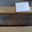 BAYKA Rustic Brown Floating Shelves 35.4in, Set of 2, Wall Mount Wood Shelf
