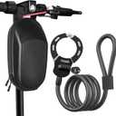 Scooter Lock with Bag, Scooter Locks Anti Theft 39.37 inch, Lock for Electric Scooter, Electric Scooter Accessories