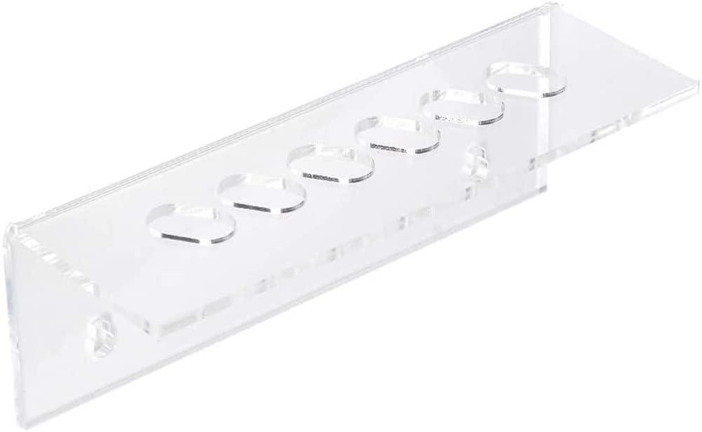 Marketing Holders Acrylic Scissor Organizer Shear Display Clear Professional Wall Rack for Barber Shops Salons Spas and Groomers Hanging Hardware Included