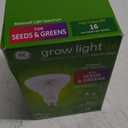 GE Grow Light LED Indoor Flood Light Bulb, Balanced Light Spectrum for Seeds and Greens, 9 Watts, Medium Base (Pack of 1)