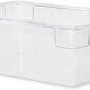 Rubbermaid Commercial Products Food Storage Box, 3.5-Gallon, Clear