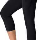 Dragon Fit High Waist Yoga Leggings with 3 Pockets,Tummy Control Workout Running 4 Way Stretch Yoga Pants (Black, XL)