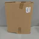 Mokof Christmas Village Set - 7 White Ceramic Houses with Remote LED Tea Lights and 8 Mini Trees, Farmhouse Christmas Decorations Indoor for Fireplace, Mantel, Tabletop, Shelves Winter Holiday Decor