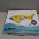 Coconut Outdoor Yellow Submarine Ride-On Pool Float – Inflatable Ride-On Float with Handles – Durable Long Lasting Float and Water Toy – Fun Decoration for Parties, Events – Ages 8+ Years