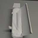 Essential Oil Diffuser, Fireplace Flame Fire Oil Diffuser, 150ml Ultrasonic Cool Mist Aromatherapy Humidifier, Scent Aroma Diffuser with 7 Colors Light, Timer & Auto-Off for Home, Room (White)