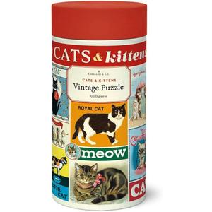 Cavallini 1000 Piece Puzzle Cats Kittens