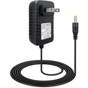 15W Power Adapter Charger, Compatible with Alexa Dot (3rd/4th Gen),Dot 5th Gen 2022, Echo Pop, Echo Show 5, Echo Spot, Kids Edition, 6.6FT Long Cable  Black