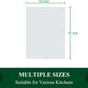 Phore Tempered Glass Cutting Board for Kitchen, Dishwasher Safe, Clear Cutting Board for Countertop, Scratch Resistant, Heat Resistant, Shatter Resistant (16"x12", 2pcs, Clear)