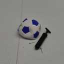 SPDTECH Soccer Ball Size 3 White Blue Outdoor and Indoor School Sports Activity Anti-Explosion Classic Design Suitable for Kids Toddler Boy Gift Training Practice