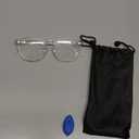 IBOANN Blue Light Glasses for Woman/Men, Fashion Blue Light Glasses Men, Fake Glasses Help Reduce Screen Fatigue (Transparent)