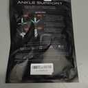 Sleeve Stars Ankle Brace for Women & Men, Ankle Wrap for Sprained Ankle, Compression Sleeve for Plantar Fasciitis Relief, Easy Customizable Support: w/Removable Strap (Single/S:9"-10"/White)