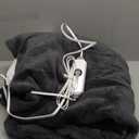 Electric Heated Blanket Twin Size 62"x84" - Dual-Sided with Microplush & Sherpa Fabric, 4 Heat Settings & 10 Hours Auto Off, Machine Washable - Iron Gray