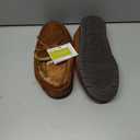 ULTRAIDEAS Men's Luke Moccasin Slippers Memory Foam Cozy House Slippers, Warm Comfy Slippers for Men, Indoor Outdoor Loafer Anti-Slip Home Shoes (10, Tan)