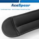 AceSpear Ankle Weights Sets for Men Women Kids 1lb 2lb 3lb 4lb 5lb Leg Weights Arm Wrist Weights Gym for Foot Exercise Training Workout Walking Jogging Yoga (Black)