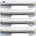 AUCERAMIC Chrome Door Handle Covers for 2021-2025 Ford F150, 2023 2025 F-250/F-350/F-450/F-550 Super Duty, 2021-2025 Ford Bronco, Exterior Door Handle Covers Caps