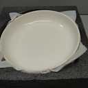 Artena Pasta Bowls, 50oz Large Salad Serving Bowls, 9.75'' Plates Bowls Set of 4, Big White Ceramic Soup Bowls for Kitchen