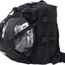 Seibertron Waterproof Large Capacity Molle Motorcycle Helmet Holder/Cycling Helmet Storage/Hiking Helmetcatch Bag/Backpack Also Fit Basketball Football Soccer Backpack Black
