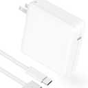 Charger for MacBook Pro 14 16 inch MacBook Air 13 15 inch 2025 2024 2023 2022 2021 M4 M3 M2 M1, 96W / 70W USB C Power Adapter, 6.6FT USB C to 3 Braided Cable LED, Powerful Connect, Original Quality