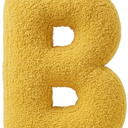 Alphabet Throw Pillow - Luxury Initial Pillow, Decorative Letter Pillow, Letter B | English Pillow for Sofa, Sofa, Living Room, Bed and Everyday Household Supplies