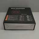 Brelley Neck and Back Massager for Pain Relief Deep Tissue with Heat, Shiatsu Shoulder Massager with Bi-Directional Rotating Head for Neck, Back, Shoulders, and Legs (Black)