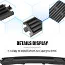 Front Bumper Trim Compatible for F150 2018 2019 2020 3.5L 5.0L Lower Grille Bumper Molding Trim Panel Black Replace#JL3Z-17B968-AB / JL3Z17B968AB