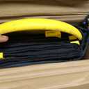 Kan Jam Foldable Travel Disc Toss Game - Black & Yellow, Standard, Nylon - Portable All-Weather Beach Games - Built-in Scoring for Tailgate Essentials - Easy Setup for Yard Fun