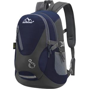 sunhiker Cycling Hiking Backpack Water Resistant Travel Backpack Lightweight SMALL Daypack M0714 (Dark Blue)