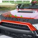 Hood Protector for 2010-2024 Toyota 4Runner Hood Deflector Guard Soft TPE Material Hood Shield Trim for 4 Runner Exterior Accessories