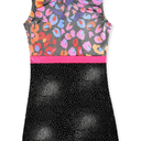 Belovance Leotards for Girls Gymnastics with Shorts Sparkle Butterfly Flowers Pattern Sleeveless Biketards Hotpink Black 120