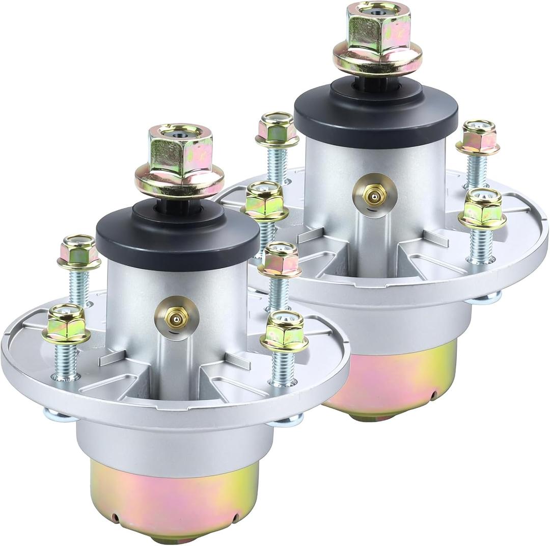 NIDAIFEI 2 Pack AM144608 Spindle Assembly for John Deere 42" 48" 54" Decks