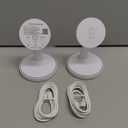 2 Pack Magnetic Wireless Charger Stand 15W Fast Mag-Safe Charger for iPhone iPhone 17 /17 pro/ 17 Air/ 17 pro max 16/15/14/13/12 Series Magnet Wireless Charging Station with Light for AirPods