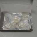 Amerdeco 10 Pack Brushed Brass Kitchen Cabinet Knobs Single Hole Cabinet Pulls Round Gold Drawer Knobs Dresser Knob for Bathroom Cabinets